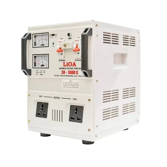 Ổn áp LIOA SH-5000II 5KVA dòng 1 pha mới nhất