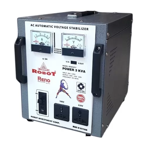 Ổn áp Robot Reno 3KVA (40V-240V) 1 pha