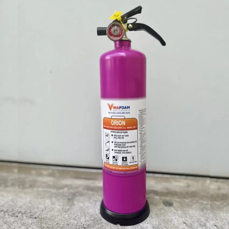 B&igrave;nh chữa ch&aacute;y PIN LITHIUM ORION 1 l&iacute;t OR-1