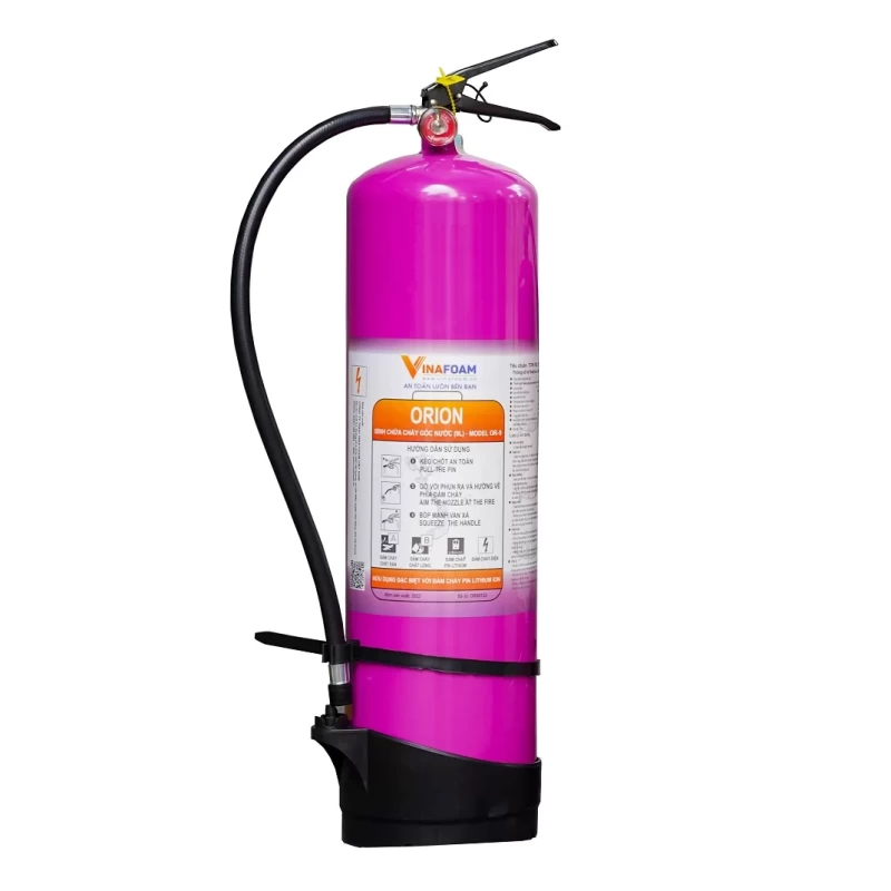 B&igrave;nh chữa ch&aacute;y PIN LITHIUM ORION 9 l&iacute;t OR-9