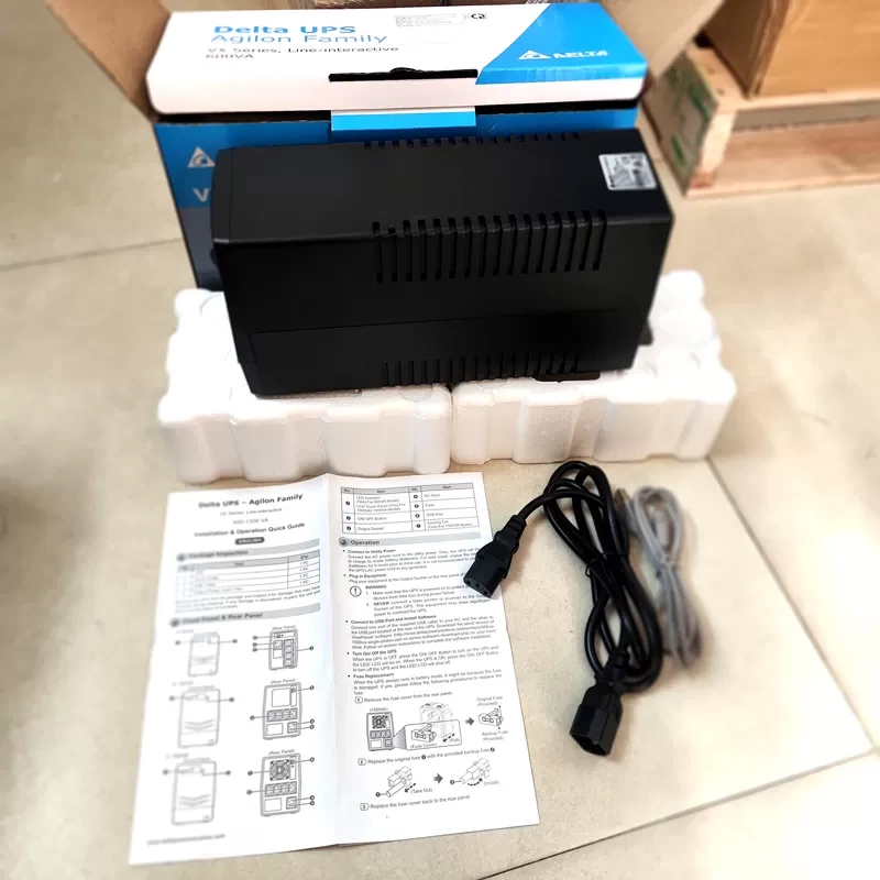 Bộ lưu điện Delta VX-600VA UPA601V2100B6 600VA / 360W