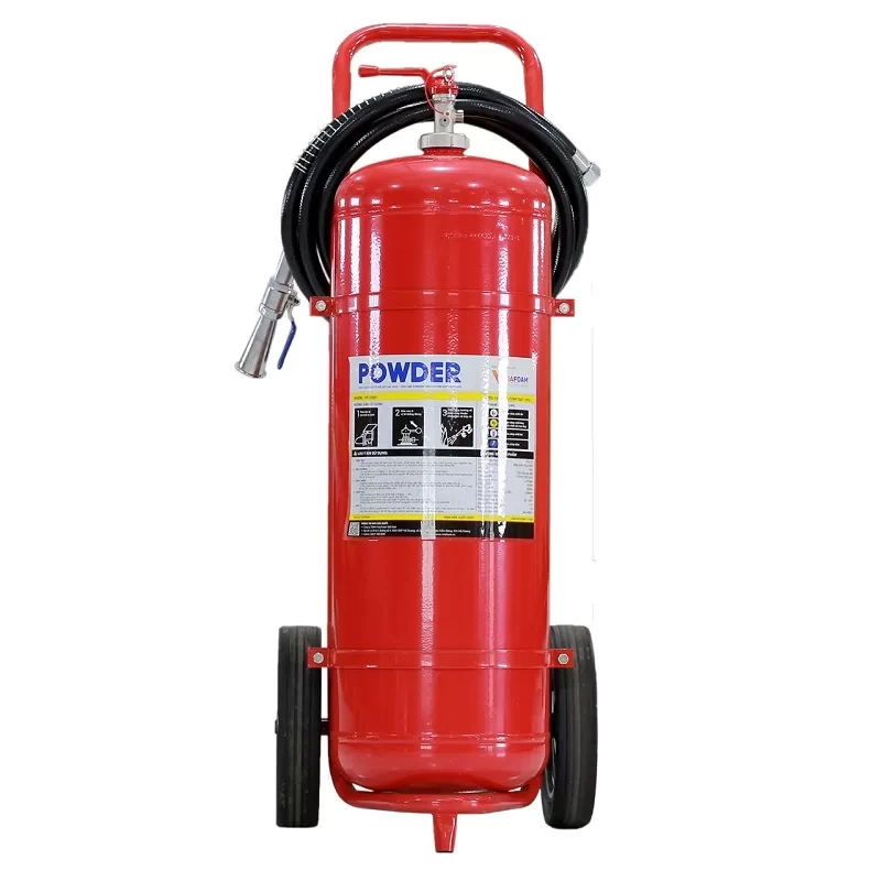 Xe đẩy chữa ch&aacute;y bột ABC 50kg Vinafoam VP50