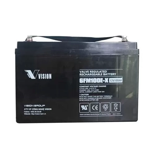 Ắc quy VISION 6FM100E-X 12V-100Ah
