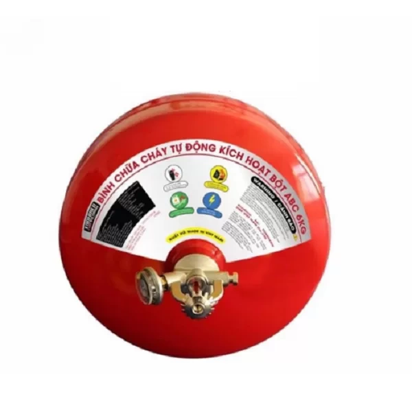 B&igrave;nh chữa ch&aacute;y tự động bằng bột ABC 6kg